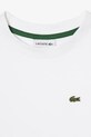 Chłopiec Lacoste t-shirt bawełniany dziecięcy TJ1122 biały
