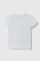 Παιδικό βαμβακερό μπλουζάκι Lacoste λευκό