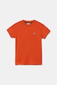 Lacoste t-shirt in cotone per bambini cotone arancione TJ1122
