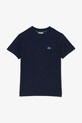 Lacoste t-shirt bawełniany dziecięcy bawełna granatowy TJ1122