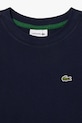 Chłopiec Lacoste t-shirt bawełniany dziecięcy TJ1122 granatowy
