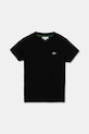 Lacoste t-shirt in cotone per bambini cotone nero TJ1122