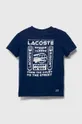 Παιδικό μπλουζάκι Lacoste σκούρο μπλε