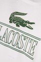 Мальчик Детская хлопковая футболка Lacoste TJ3804 белый