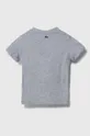 Detské bavlnené tričko Lacoste sivá