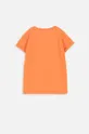 Παιδικό μπλουζάκι Coccodrillo πορτοκαλί