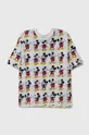 biały United Colors of Benetton t-shirt bawełniany dziecięcy x Disney Dziecięcy