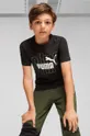 μαύρο Παιδικό βαμβακερό μπλουζάκι Puma GRAPHICS NO.1 LOGO Tee B Παιδικά