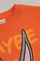πορτοκαλί Παιδικό βαμβακερό μπλουζάκι Coccodrillo x Looney Tunes