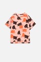 Coccodrillo t-shirt dziecięcy wzorzyste różowy ZC3143202PUK
