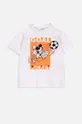 λευκό Παιδικό βαμβακερό μπλουζάκι Coccodrillo Παιδικά