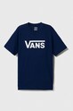 Vans t-shirt bawełniany dziecięcy VN000IVFCS01 BY VANS CLASSIC BOYS nadruk niebieski VN000IVFCS01