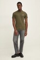 Хлопковая футболка Guess M2YI36.I3Z14 зелёный SS25