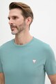 Guess tricou din bumbac albastru M2YI36.I3Z14