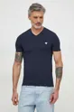 granatowy Guess t-shirt Męski