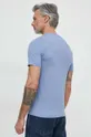 Guess t-shirt bawełniany AIDY niebieski