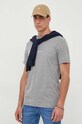 Guess t-shirt bawełniany AIDY szary M2YI72.I3Z14