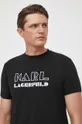 fekete Karl Lagerfeld t-shirt