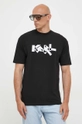 fekete Karl Lagerfeld t-shirt Férfi