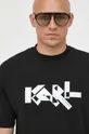 czarny Karl Lagerfeld t-shirt