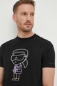 czarny Karl Lagerfeld t-shirt