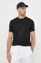 Karl Lagerfeld t-shirt bawełniany czarny