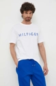 biały Tommy Hilfiger t-shirt bawełniany