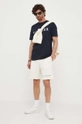 Tommy Hilfiger t-shirt bawełniany granatowy