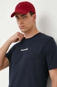 granatowy Tommy Hilfiger t-shirt bawełniany