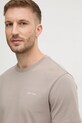 Bavlněné tričko Calvin Klein béžová K10K109894