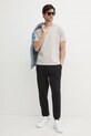 Бавовняна футболка Calvin Klein K10K109894 сірий SS25