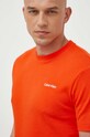 Bavlněné tričko Calvin Klein oranžová K10K109894