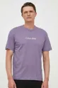 violetto Calvin Klein t-shirt in cotone