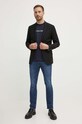 Calvin Klein t-shirt bawełniany K10K111346 granatowy AA00