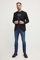Βαμβακερό μπλουζάκι Calvin Klein K10K111346 σκούρο μπλε AA00