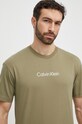 Odzież Calvin Klein t-shirt bawełniany K10K111346 zielony