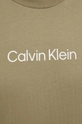 πράσινο Βαμβακερό μπλουζάκι Calvin Klein