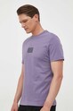 Calvin Klein t-shirt bawełniany fioletowy K10K111528