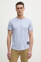 Calvin Klein Jeans t-shirt bawełniany niebieski J30J323482