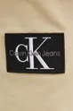 Хлопковая футболка Calvin Klein Jeans бежевый J30J323482
