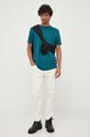 Calvin Klein Jeans t-shirt bawełniany J30J323482 zielony AA00