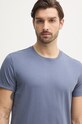Bavlnené tričko Calvin Klein Jeans modrá J30J323482