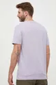 Хлопковая футболка Calvin Klein Jeans фиолетовой