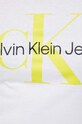 Bavlněné tričko Calvin Klein Jeans J30J320806 bílá