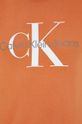 Pamučna majica Calvin Klein Jeans J30J320806 narančasta