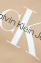бежевый Хлопковая футболка Calvin Klein Jeans