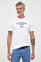 Bavlnené tričko Calvin Klein Jeans biela J30J324206