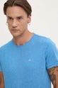 Tommy Jeans t-shirt DM0DM09586. niebieski AW24