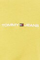 Tommy Jeans t-shirt bawełniany DM0DM16878 żółty