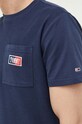 Tommy Jeans t-shirt bawełniany DM0DM16883 granatowy